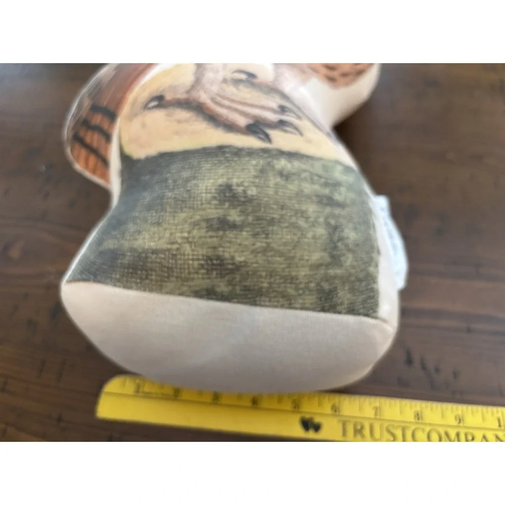 John Derian & Co Threshold Pocus Owl Horn Pillow Woodland Cozy Autumn Cottage